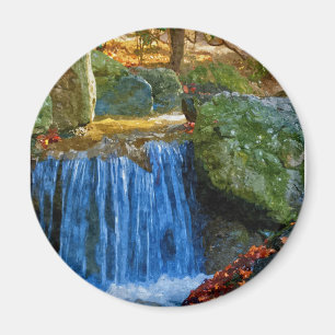 Blaue Wasserquelle Magnet