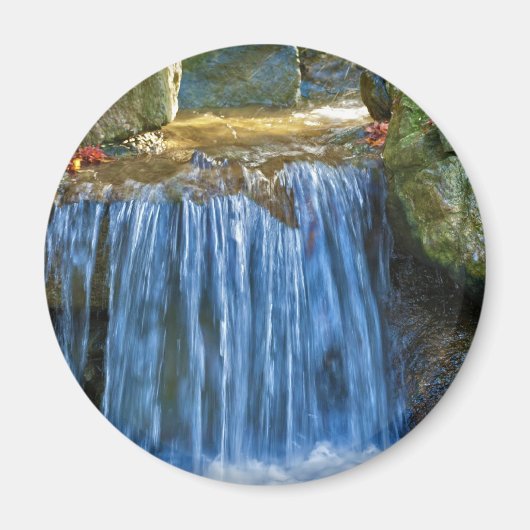 Blaue Wasserquelle Magnet (Vorne)