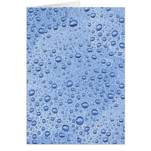 Blaue Wassertröpfchen