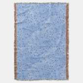 Blaue Wassertröpfchen Decke (Vorderseite Vertikal)