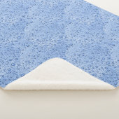 Blaue Wassertröpfchen Sherpadecke (3/4)