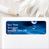 Blaue Wassertropfen (Insitu)