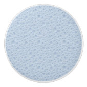 Blaue Wassertropfen Keramikknauf (Vorderseite)