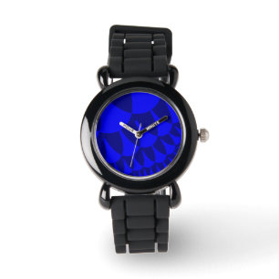 Blaue Wasserwaagen Armbanduhr