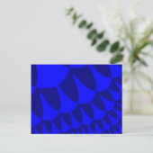 Blaue Wasserwaagen Postkarte (Stehend Vorderseite)
