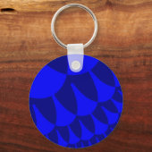 Blaue Wasserwaagen Schlüsselanhänger (Vorderseite)