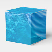 Blaue Wasserwelle Geschenkschachtel (Vorderseite)