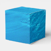 Blaue Wasserwelle Geschenkschachtel (Rückseite)