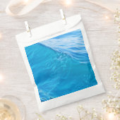 Blaue Wasserwelle Geschenktütchen (Ausgeschnitten)