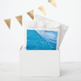 Blaue Wasserwelle Geschenktütchen
