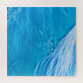 Blaue Wasserwelle Puzzle (Horizontal)