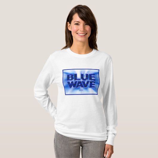 BLAUE WAVE T-Shirt (Vorne ganz)