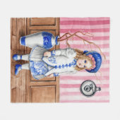 Blaue Weide Bebe Bru Decke (Vorderseite (Horizontal))