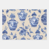 Blaue Weide Decoupage Set von drei Geschenkpapier Set (Vorderseite 3)