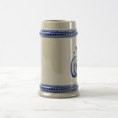 Blaue Weide-siamesische Katzen Bierglas (Mittel)
