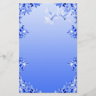 "Blaue Weide-Welt" 16 Briefpapier