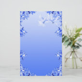 "Blaue Weide-Welt" 16 Briefpapier (Stehend Vorderseite)