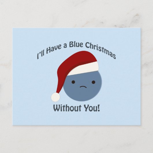 Blaue Weihnachten ohne dich! (Vorderseite)