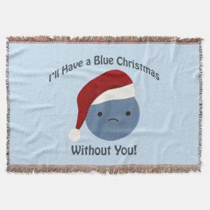 Blaue Weihnachten ohne dich! Decke