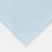 Blaue Weihnachten ohne dich! Fleecedecke (Ecke)