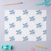 Blaue Weihnachts-Gnome Seidenpapier (Basteln)