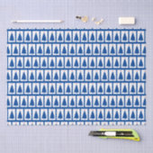 Blaue Weihnachtsbaumen Seidenpapier (Handwerk)