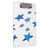 Blaue Weihnachtsdekorationen Klemmbrett (Rechts)