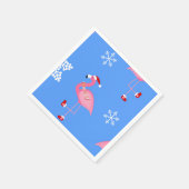 Blaue Weihnachtsfeier Serviette (Ecke)