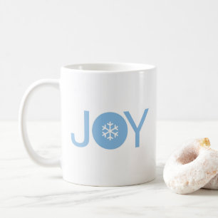Blaue Weihnachtsfreude-Kaffeetasse Kaffeetasse