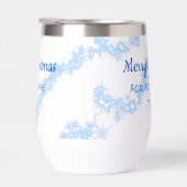 Blaue Weihnachtslieder mit glänzenden Glitzer trag (Rechts)