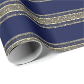 Blaue Weihnachtspapier  Geschenkpapier (Rolleneckpunkt)