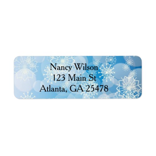 Blaue Weihnachtsschneeflocken (Vorne)