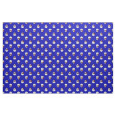 Blaue Weihnachtsschneeflocken Stoff (Yard (91,4 cm))