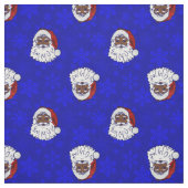 Blaue Weihnachtsschneeflocken Stoff (Muster)
