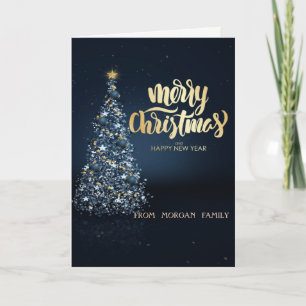 Blaue Weihnachtstanne Weihnachten