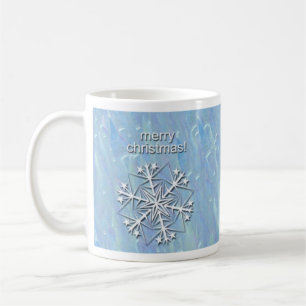Blaue WeihnachtsTasse Kaffeetasse