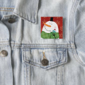 Blaue WeihnachtsTasse mit dunklem Kakao Button (Beispiel)