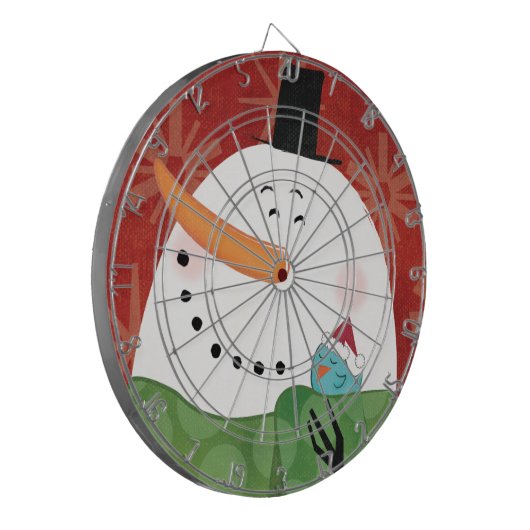 Blaue WeihnachtsTasse mit dunklem Kakao Dartscheibe (Vorderseite Links)