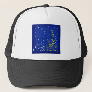 Blaue Weihnachtszeit Truckerkappe