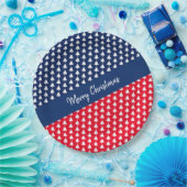 Blaue, weiße Baumrinde, Aquarellplatine Pappteller (Party)