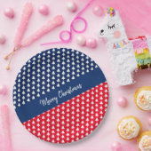 Blaue, weiße Baumrinde, Aquarellplatine Pappteller (Party)