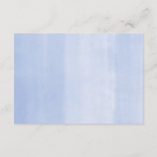 Blaue weiße Blumengrün goldene Bücher für den klei Begleitkarte (Rückseite)