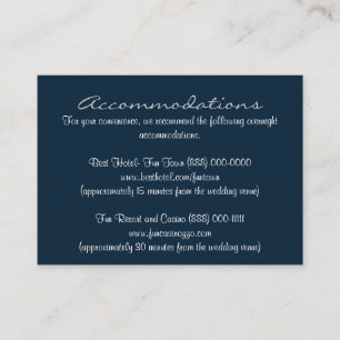 Blaue weiße Einsatz-Empfangs-u. Anpassungs-Karten Begleitkarte