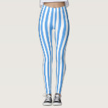 Blaue weiße Farbmoderne elegante Schablone Leggings<br><div class="desc">Blaue weiße Farbmoderne elegante Schablonen-Leggings.</div>