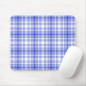 Blaue weiße karierte 2 mousepad (Mit Mouse)