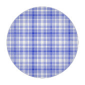 Blaue weiße karierte 2 schneidebrett (Vorderseite)