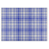 Blaue weiße karierte 2 schneidebrett (Vorderseite)