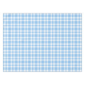 Blaue weiße Karo-Muster Tischdecke (Vorderseite (Horizontal))