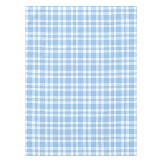 Blaue weiße Karo-Muster Tischdecke (Vorderseite)