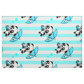 Blaue, weiße Kerze gestreift Stoff (Fat Quarter (45,7 x 55,9 cm))